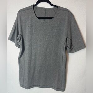 Lululemon Men’s Grey Soft Jersey Short Sleeve Shirt Size Large
